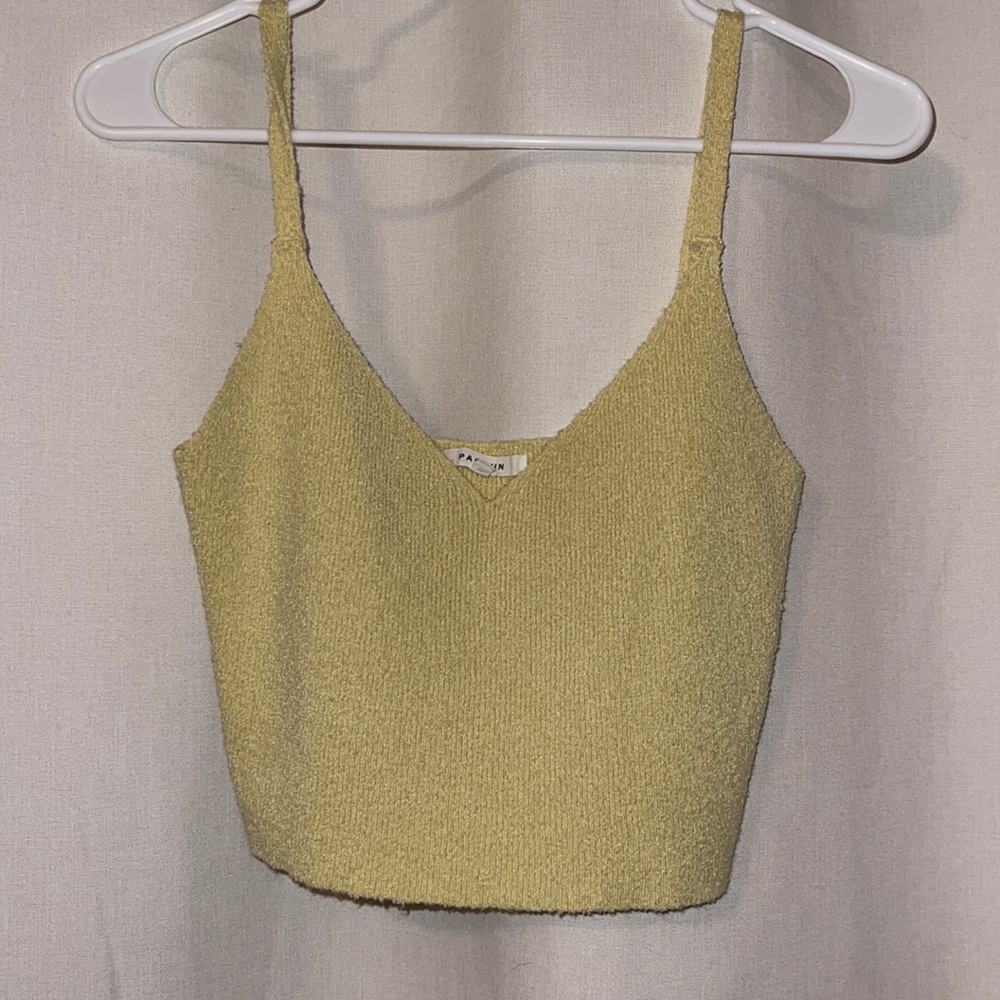 Sunshine Yellow Crop Top